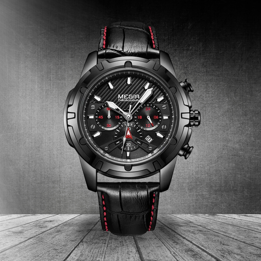 Reloj Megir 856 Negro/Negro