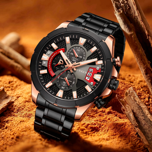 Reloj Curren Ref. 891 Negro/Dorado