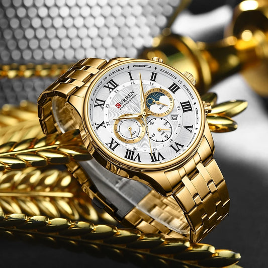 Reloj Curren Ref. 824 Dorado/Blanco