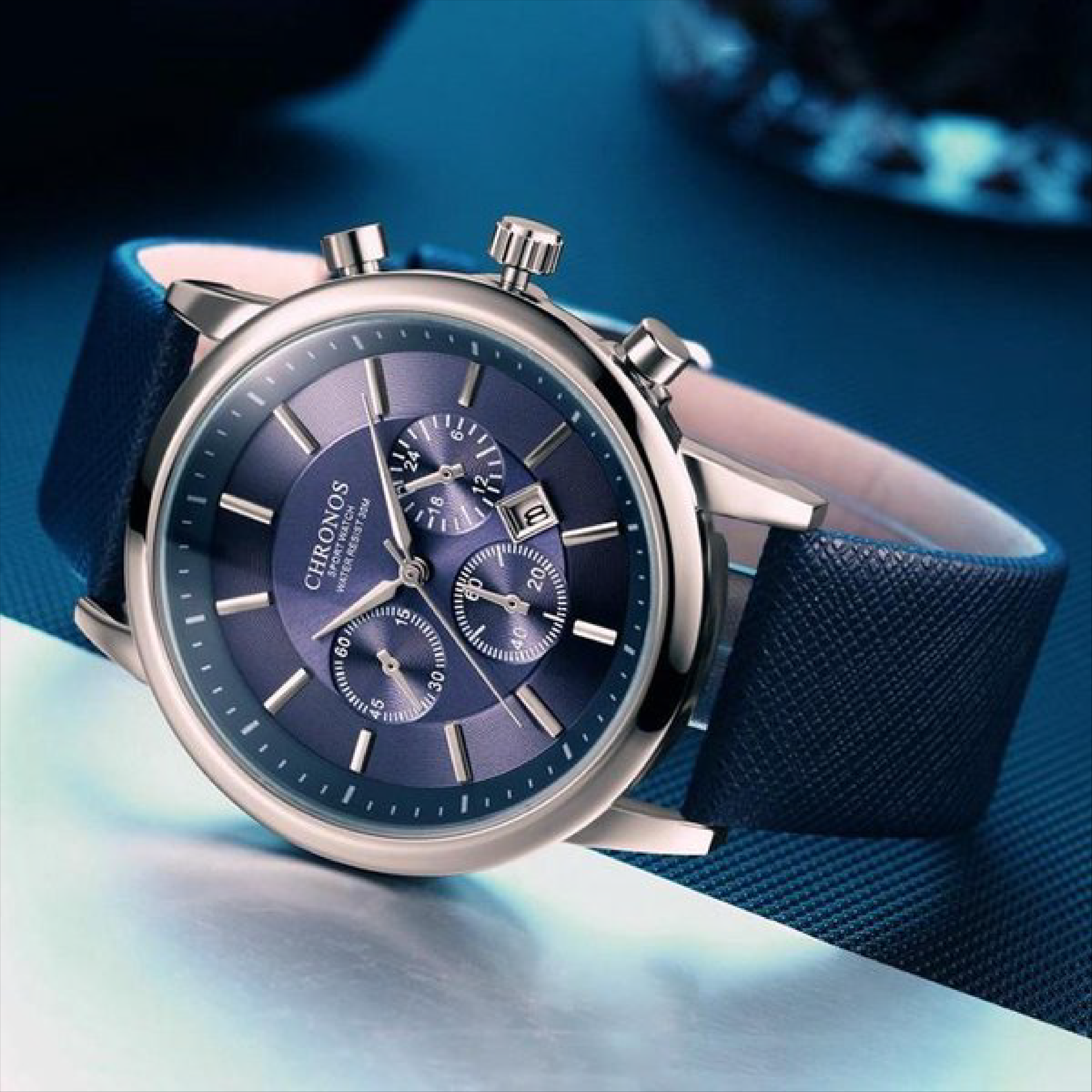 Reloj Chronos REF: 240 Azul