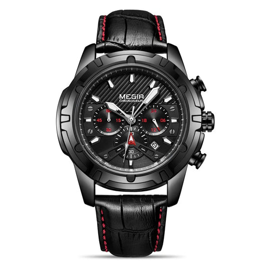 Reloj Megir 856 Negro/Negro