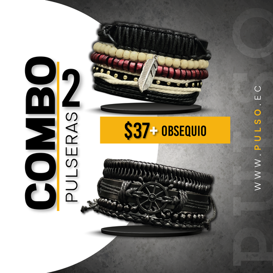 COMBO 1620: 2 PULSERAS X $37.00