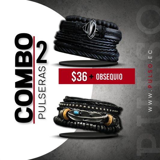 COMBO 1623: 2 PULSERAS X $36.00