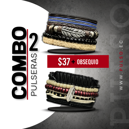 COMBO 1630: 2 PULSERAS X $37.00