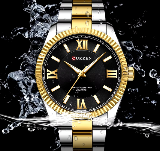 Reloj Curren Ref. 861 Plata/Negro/Dorado