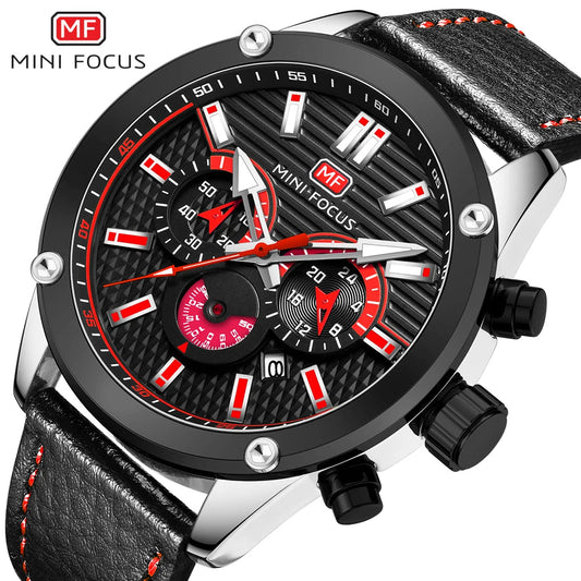 Reloj Mini Focus 855 Negro/Rojo