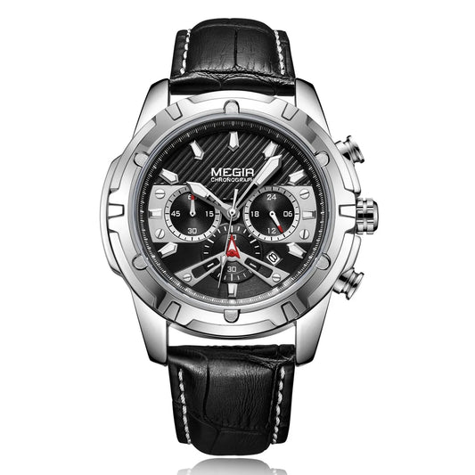 Reloj Megir 856 Negro/Plata