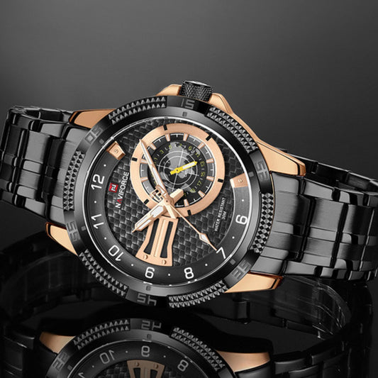 Reloj Naviforce 841 Negro/Dorado