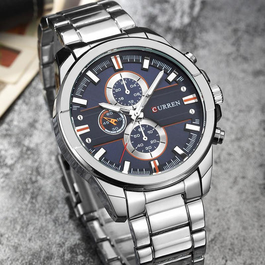 Reloj Curren Ref. 871 Plata/Azul