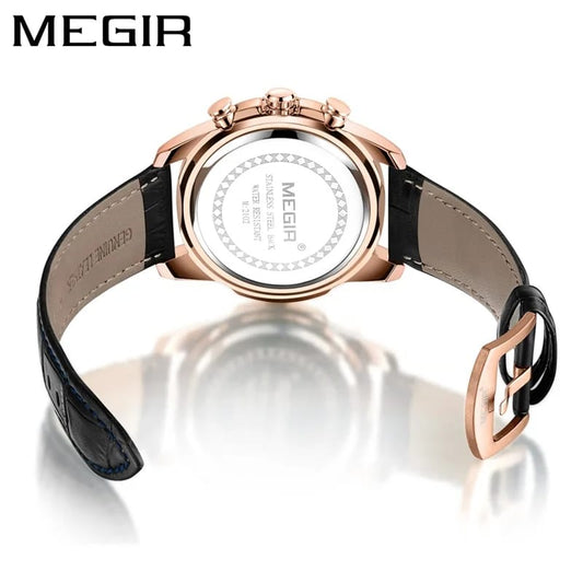 Reloj Megir 856 Negro/Dorado