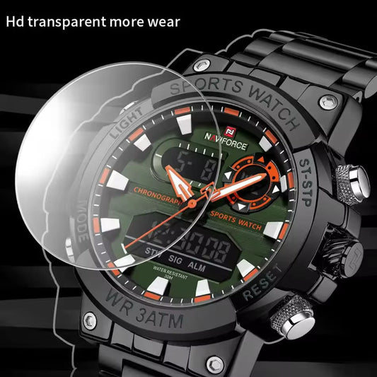 Reloj Naviforce Ref. 996 Negro/Fondo Verde