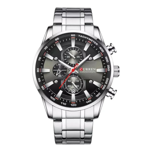 Reloj Curren Ref. 821 Plata/Negro