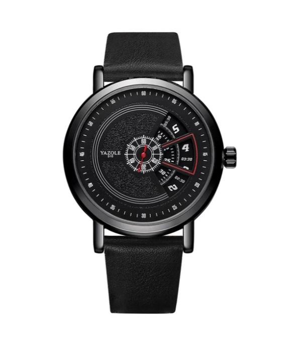 Reloj YAZOLE Ref 593 Negro PULSO ECUADOR