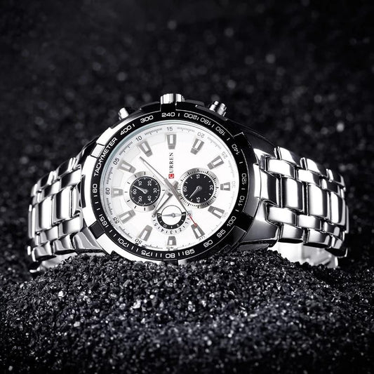 Reloj CURREN REF. 472 Plata/Blanco