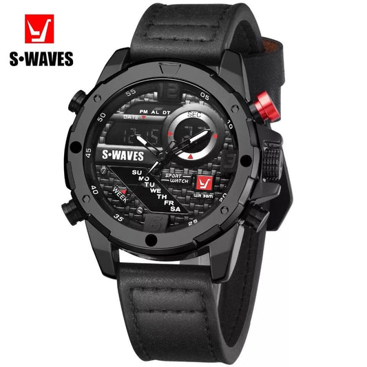 Reloj S-Waves Ref: 494 Negro/Negro