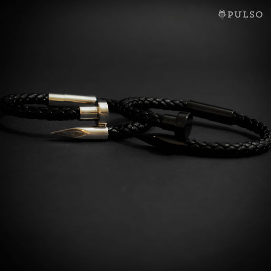 Pulsera Clavo Ref: 7031-1 Negro