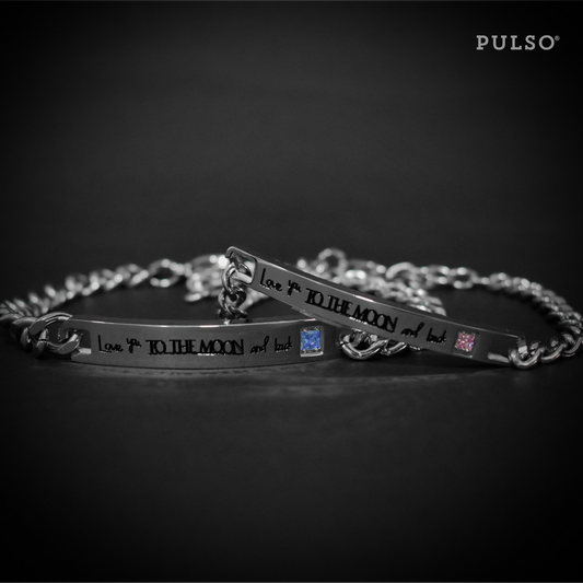 Pulsera Pareja Placa Ref: 7039-1