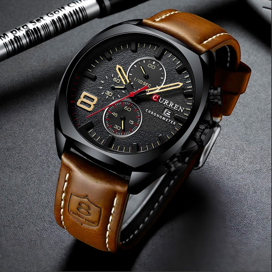 Reloj CURREN REF 389 Cafe Negro